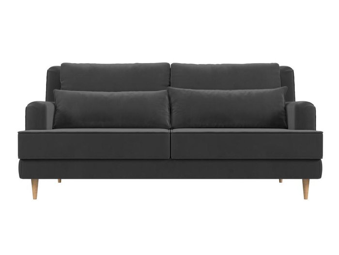 Прямой диван Джерси серого цвета - купить Прямые диваны по цене 41999.0