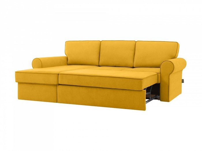 Угловой диван-кровать Murom горчичного цвета - лучшие Угловые диваны в INMYROOM