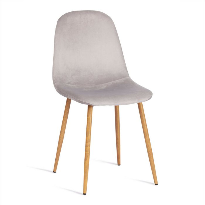 Набор из четырех стульев Breeze светло-серого цвета - купить Обеденные стулья по цене 10800.0