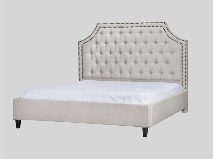 Кровать с каретной стяжкой и капитонами 180х200  - купить Кровати для спальни по цене 40000.0