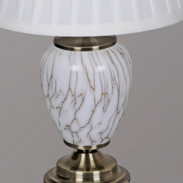 Настольная лампа 29512-0.7-01 (ткань, цвет белый) - лучшие Настольные лампы в INMYROOM