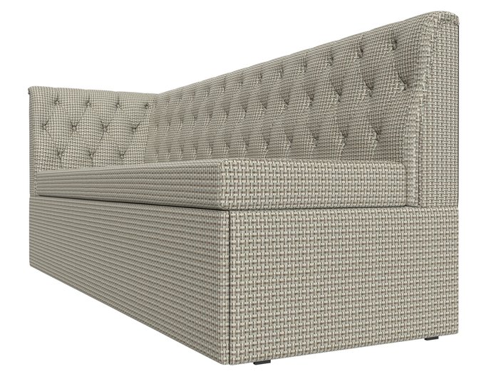 Диван-кровать Маркиз серо-бежевого цвета с углом слева - лучшие Прямые диваны в INMYROOM