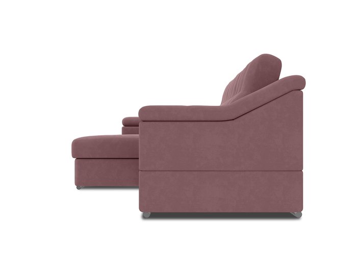 Угловой диван-кровать левый Liverpool темно-розового цвета - лучшие Угловые диваны в INMYROOM