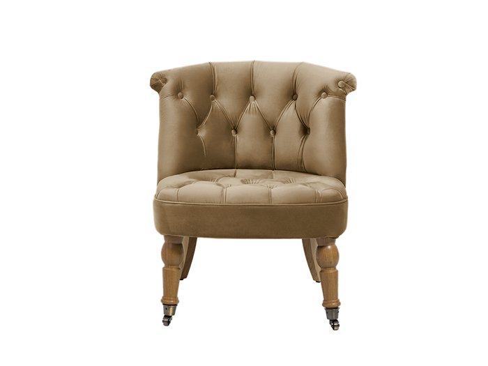 Кресло Visconte темно-бежевого цвета - купить Интерьерные кресла по цене 34290.0