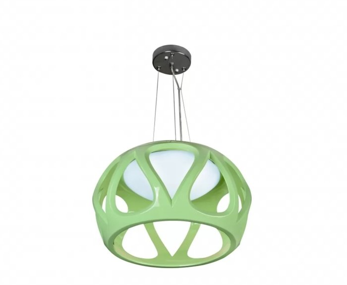 Подвесной светильник Somnambulist бело-зеленого цвета - лучшие Подвесные светильники в INMYROOM