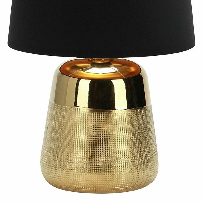 Настольная лампа Calliope 10199/L Gold (ткань, цвет черный) - лучшие Настольные лампы в INMYROOM Настольная лампа Calliope 10199/L Gold (ткань, цвет черный) - лучшие Настольные лампы в INMYROOM