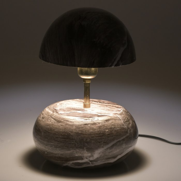 Лампа настольная бежево-серого цвета - купить Настольные лампы по цене 13460.0