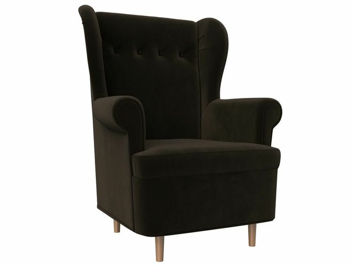 Кресло Торин темно-коричневого цвета