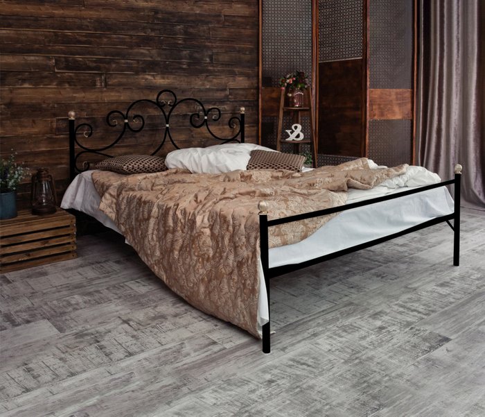 Кровать Флоренция 180х200 черного цвета  - лучшие Кровати для спальни в INMYROOM
