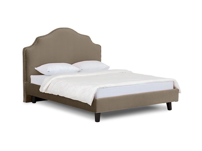 Кровать Queen Victoria L серо-коричневого цвета 160х200 - купить Кровати для спальни по цене 44080.0