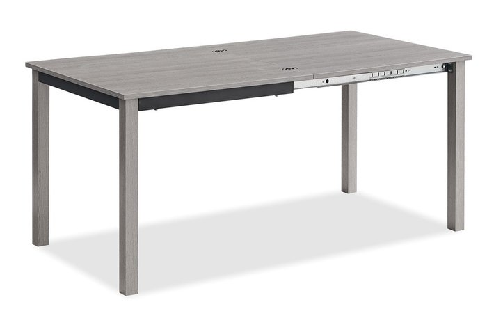 Раскладной обеденный стол Reims серого цвета - купить Обеденные столы по цене 54365.0
