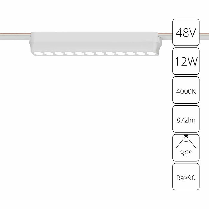 Магнитный трековый светильник Arte Lamp RAPID A6154PL-1WH Магнитный трековый светильник Arte Lamp RAPID A6154PL-1WH