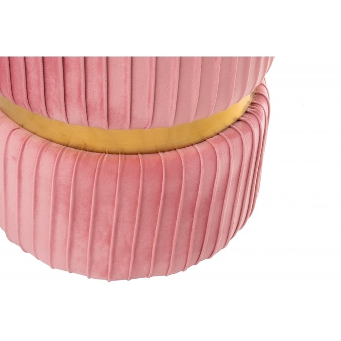 Пуф Ring 2-П pink розового цвета - лучшие Пуфы в INMYROOM