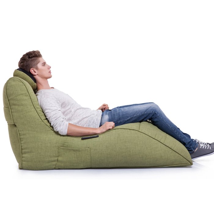 Бескаркасное лаунж кресло Ambient Lounge Avatar Cinema Lounger - Lime Citrus (лайм, зеленый цвет) - купить Бескаркасная мебель по цене 15790.0