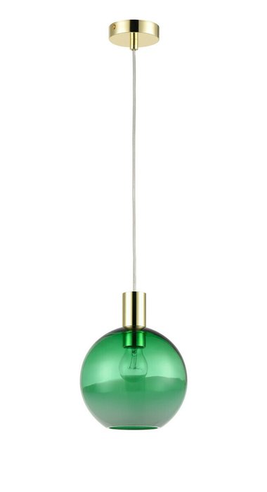 Подвесной светильник Unicum зеленого цвета - лучшие Подвесные светильники в INMYROOM