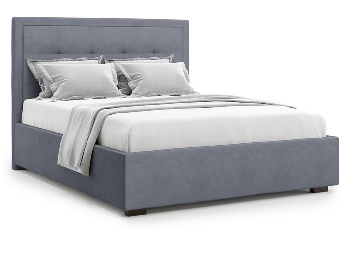 Кровать Komo 160х200 серого цвета - лучшие Кровати для спальни в INMYROOM