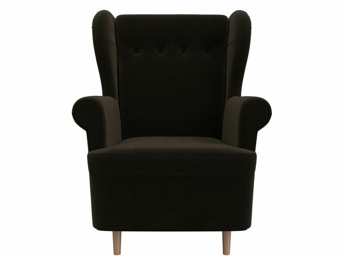 Кресло Торин темно-коричневого цвета - купить Интерьерные кресла по цене 24999.0