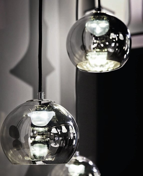 Подвесной светильник Contardi KUBRIC с плафоном из зеркального стекла - лучшие Подвесные светильники в INMYROOM