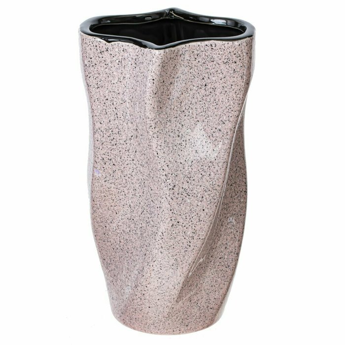Керамическая ваза бежевого цвета - купить Вазы  по цене 3468.0