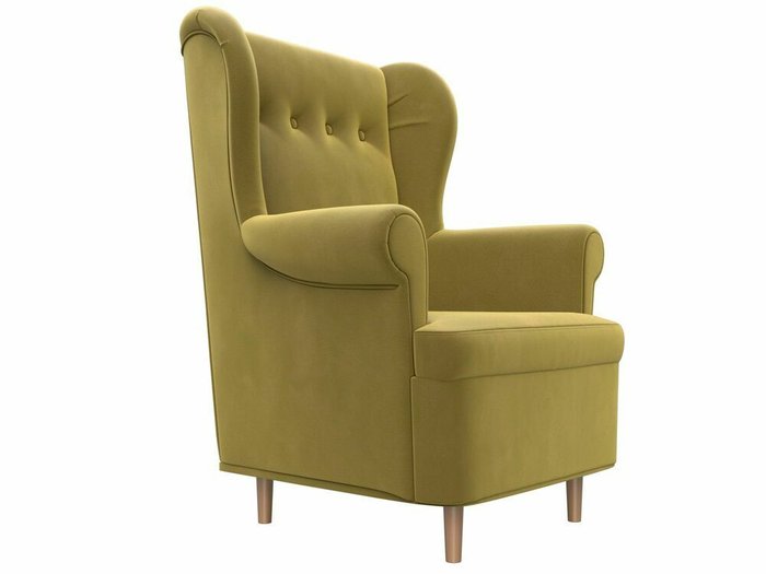 Кресло Торин желтого цвета - лучшие Интерьерные кресла в INMYROOM