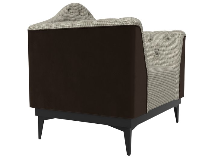 Кресло Флорида коричнево-бежевого цвета - лучшие Интерьерные кресла в INMYROOM