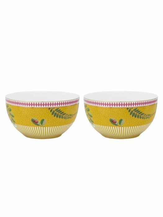 Набор из 2-х пиал La Majorelle Yellow, 12 см Набор из 2-х пиал La Majorelle Yellow, 12 см