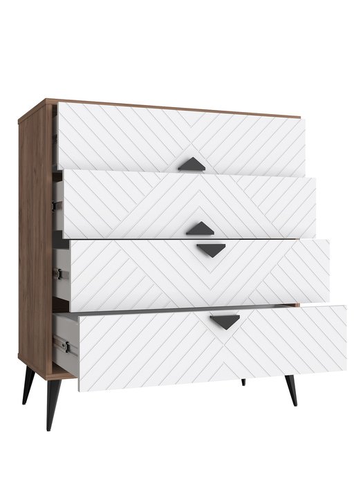 Комод Астрид АР-02 цвет дуб крафт табачный/бланж - купить Комоды по цене 24360