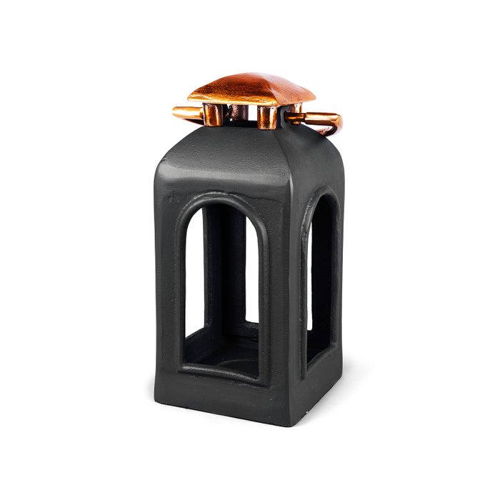 Подсвечник напольный Saury черного цвета - купить Подсвечники по цене 8800.0