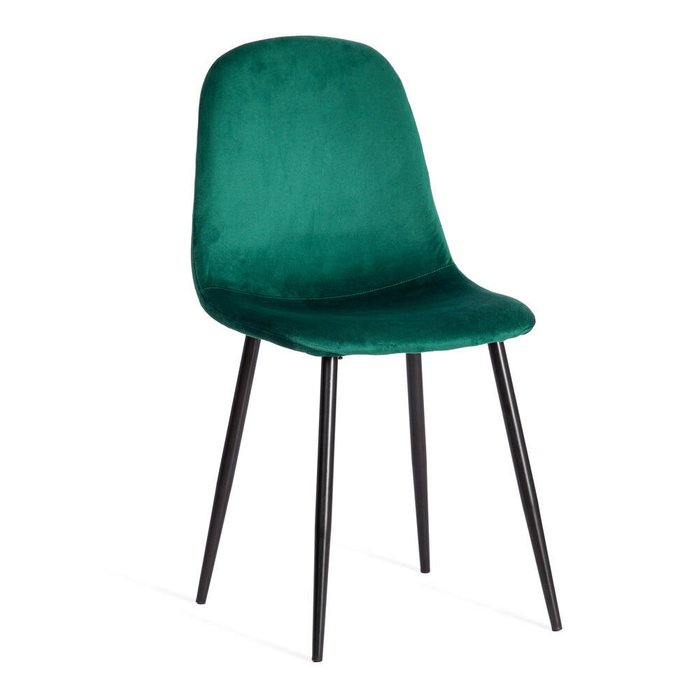 Комплект из четырех стульев Breeze зеленого цвета - купить Обеденные стулья по цене 10800.0