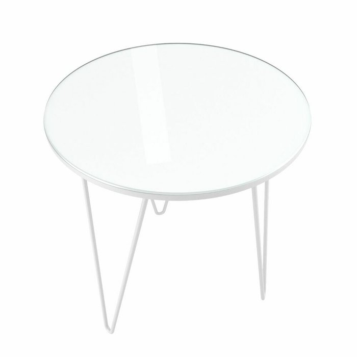 Кофейный стол Норд белого цвета - купить Кофейные столики по цене 3200.0