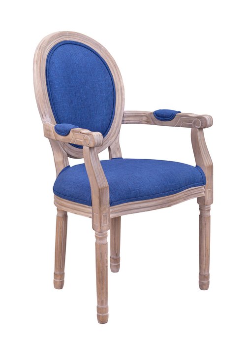 Стул Volker синего цвета - купить Обеденные стулья по цене 28620.0