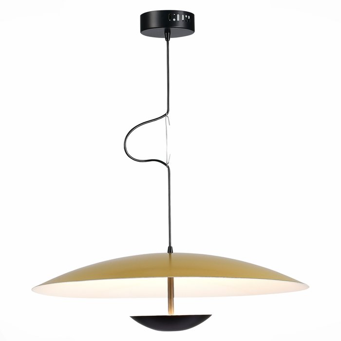 Светильник подвесной ST-Luce Золотистый,Черный/Золотистый LED 1*40W 3000K ARMONICO