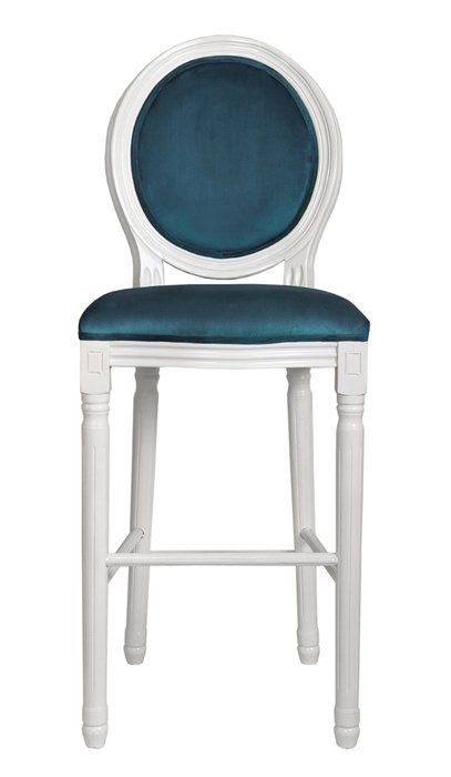 Барный стул Filon с синей обивкой