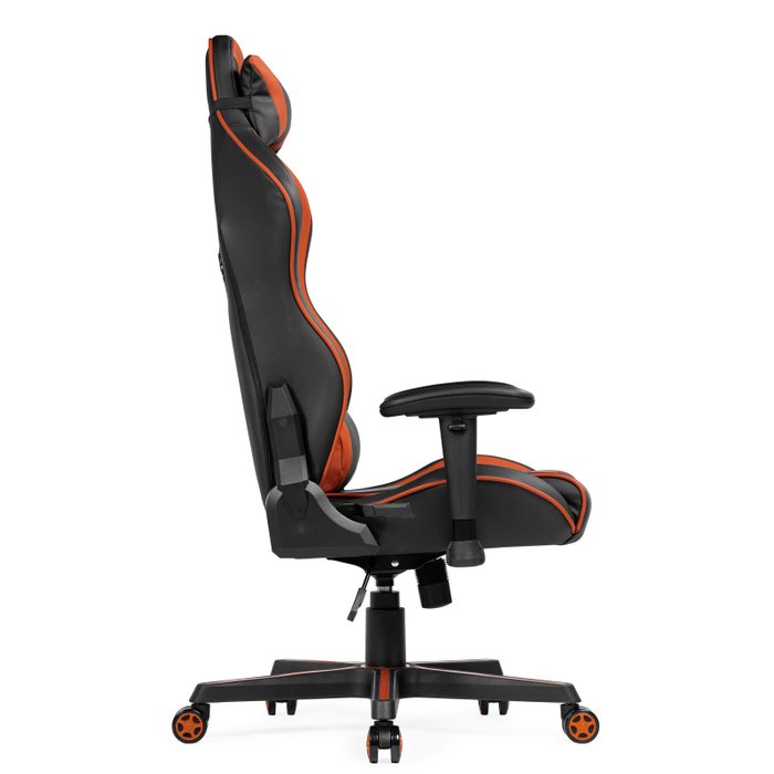 Компьютерное кресло Racer черно-оранжевого цвета - лучшие Офисные кресла в INMYROOM