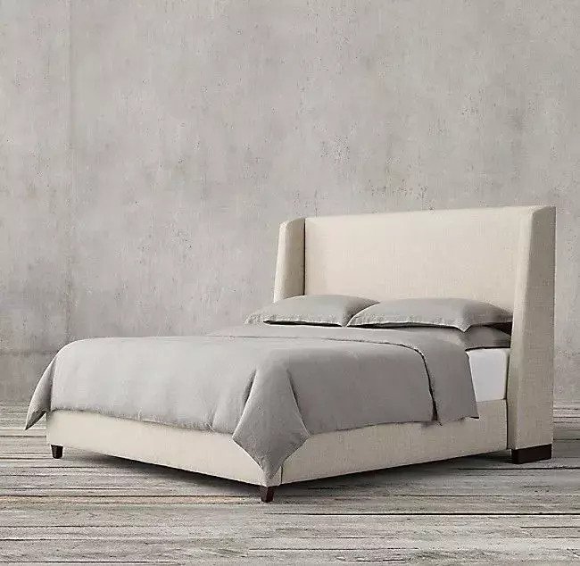 Кровать Belmont 160x200 бежевого цвета - купить Кровати для спальни по цене 89100.0