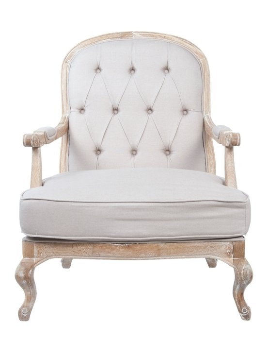 Кресло Honesta beige с пуфом - купить Интерьерные кресла по цене 78800.0