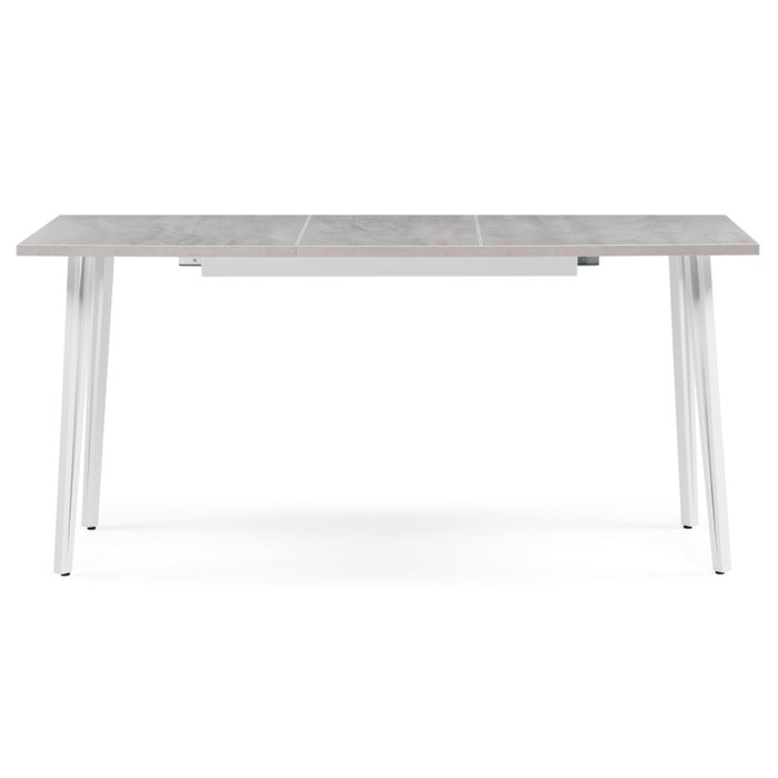 Раскладной обеденный стол Денвер 120 серого цвета - лучшие Обеденные столы в INMYROOM
