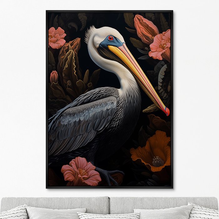 Репродукция картины Beautiful Pelicans, No 1, 2024г. - купить Картины по цене 24999.0