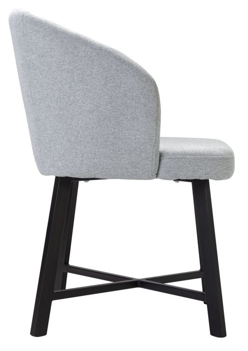 Полукресло Loft Стоун на каркасе из металла - лучшие Обеденные стулья в INMYROOM