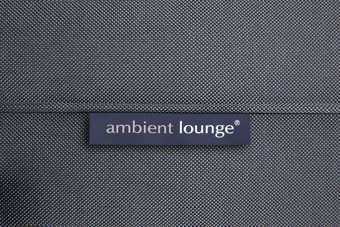 Лаунж шезлонг для улицы Ambient Lounge Studio Lounger - Supernova (черный) - купить Бескаркасная мебель по цене 10190.0