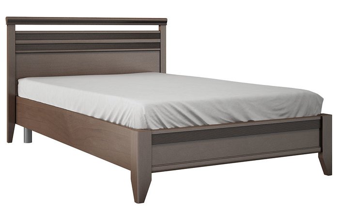 Кровать Адажио 120х200 коричневого цвета - лучшие Кровати для спальни в INMYROOM