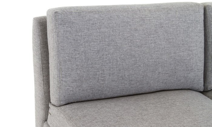 Прямой диван серого цвета - купить Прямые диваны по цене 57600.0