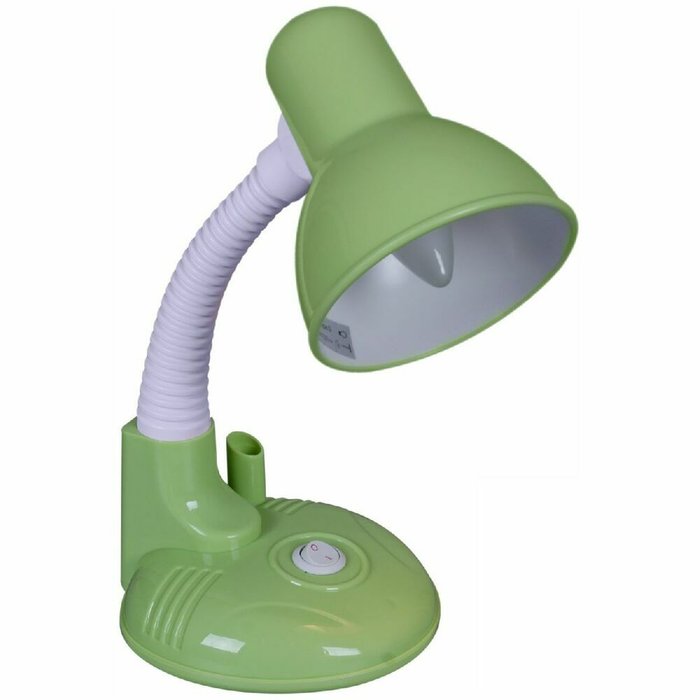 Настольная лампа 02317-0.7-01 GN (пластик, цвет зеленый) - купить Рабочие лампы по цене 1010.0