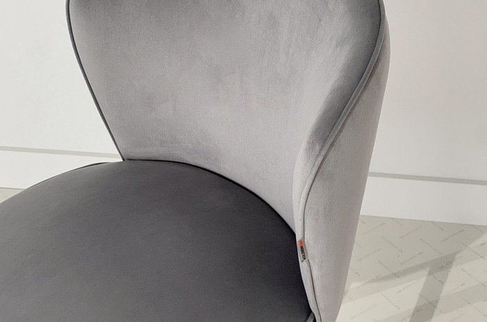 Стул Ричард серого цвета с белыми ножками - купить Обеденные стулья по цене 8080.0
