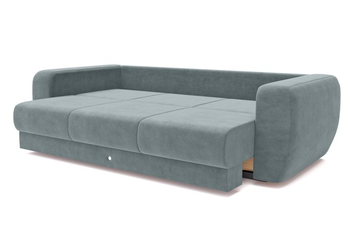 Прямой диван-кровать серого цвета - купить Прямые диваны по цене 215000.0