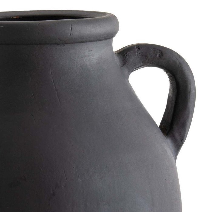 Ваза из керамики Sira черного цвета - купить Вазы  по цене 8339.0
