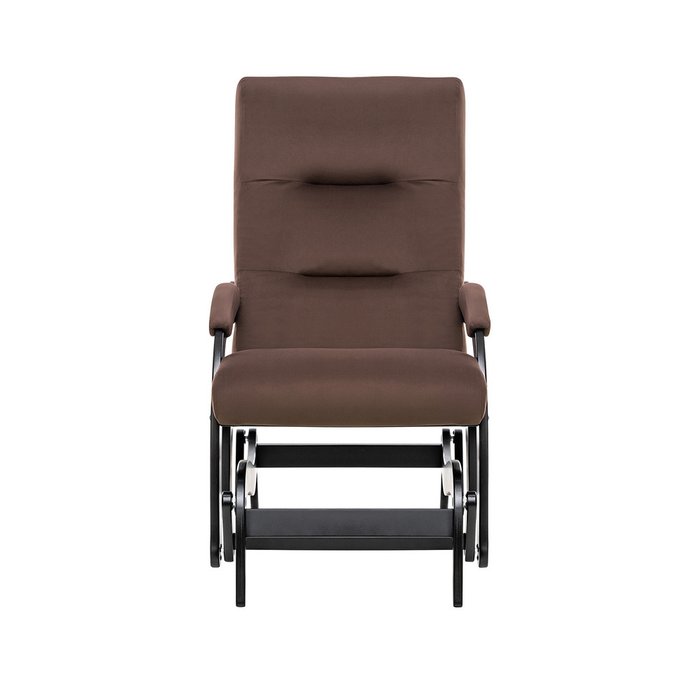 Кресло-маятник Дэми коричневого цвета - купить Интерьерные кресла по цене 18680.0