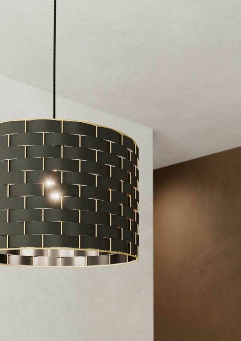 Подвесной светильник Marasales 99524 (ткань, цвет черный) - лучшие Подвесные светильники в INMYROOM