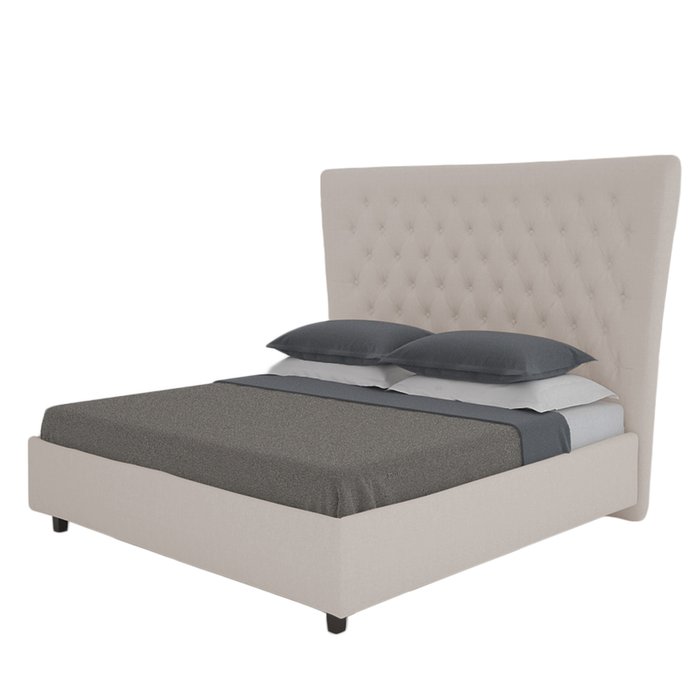 Кровать QuickSand серо-коричневого цвета 160х200  - купить Кровати для спальни по цене 102000.0
