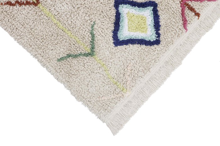 Стираемый ковер Mini Kaarol 70х100 светло-бежевого цвета - лучшие Ковры для детской в INMYROOM